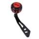 thumbnail image 4 of M Buder Manija del Carrete de Pesca Agarre de Perilla de Metal Pieza de Repuesto Negro Rojo (9.2 cm / 3.6 inches), 4 of 9