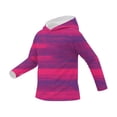 thumbnail image 5 of Falkdiz Long Sleeve Coat for Boys Summer Sun Protection UPF 50+ Pullover Casual Lightweight Outdoor Hooded Stylish Graphic Boys Shirts,Hot Pink,Size: 120, 5 of 6
