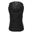 thumbnail image 3 of UKAP Winter Sleeveless Hoodies Coats for Women Casual Fashion Zippers  Warm Vest Lightweight Packable Hooded Jackets Outwear, 3 of 3