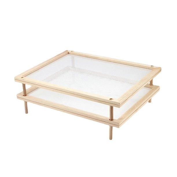 Tendedero de madera para pasta y hierbas, multiusos, práctico y práctico para la cocina.