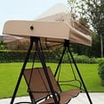 thumbnail image 4 of Garden Winds Replacement Canopy Top for Sand Dune 2 Person Swing - REPLACEMENT CANOPY FABRIC TOP ONLY METAL FRAME NOT INCLUDED, 4 of 4