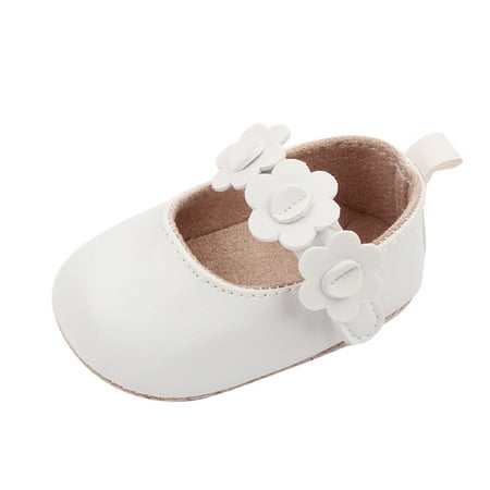 

nsendm Flower Sandals Women Girl Flowers Toddler Shoes Baby Shoes Princess Wedding Arch Support for Sandals Women White 11