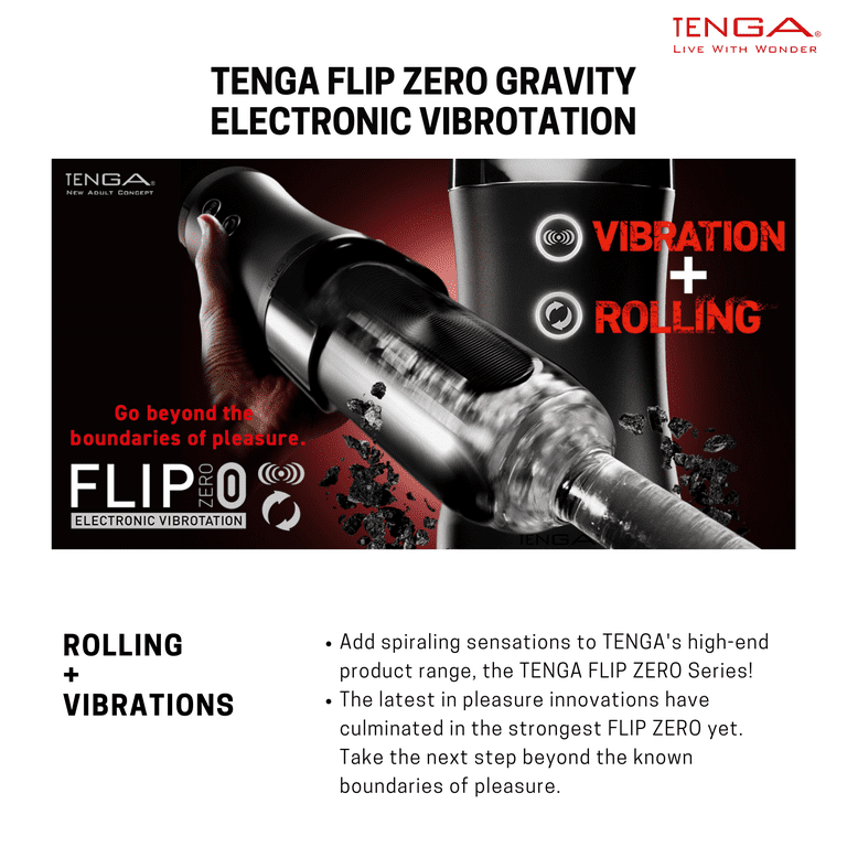 TENGA TENGA FLIP ZERO Electronic Vibrotation Luxurious Automatic