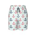 thumbnail image 5 of PAYOHTO Boy Swim Trunks Medium Size 10-12 Teens Boy Beach Board Shorts Stripes and Anchors Quick Dry Bathing Suit Swimwear, 5 of 9