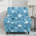thumbnail image 2 of FOR U DESIGNS Turtle Starfish Pattern Recliner Chair Covers 4-Pieces Reusable Recliner Sofa Slipcovers with Elastic Bottom, Wear-Resistan Chair Covers for Living Room, 2 of 8