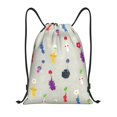 thumbnail image 1 of Zufioo Pikmin Print Sports Cinch Sack Gym String Bags Machine Washable Heavy Duty String Backpack for Men Women-Medium, 1 of 6