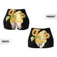 thumbnail image 3 of Sikiie Sunflower Gnomes 3 Print Workout Shorts Women Scrunch Butt Gym Shorts Seamless High Waist Tummy Control Yoga Biker Athletic Shorts, 3 of 5