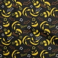 thumbnail image 1 of oneOone Velvet Black Fabric Halloween Sewing Material Print Fabric By The Yard 58 Inch Wide, 1 of 4