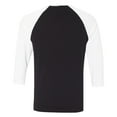 thumbnail image 2 of Canvas Mens 3/4 Sleeve Baseball T-Shirt, 2 of 4