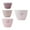 Blush, variant on Dolly Parton Plastic Mixing Bowls with Air-Tight Lids, Set of 4, Blush