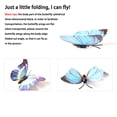 thumbnail image 6 of Three-dimensional Simulation  Butterflies  Wall  Sticker Magnet Design Reusable Colorful Household Furniture Decorative Accessories, 6 of 9