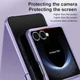thumbnail image 7 of for Samsung Galaxy Z Flip 7 Case with Hinge Protection, Plating Ultra Slim Case Scratch-Resistant Hard PC Protective Shockproof Anti-Fingerprint Phone Cover for Samsung Galaxy Z Flip 7, Purple, 7 of 7