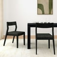 thumbnail image 2 of Dining Chair Frame (1 Pack), Black with Onyx Cushion, 2 of 8
