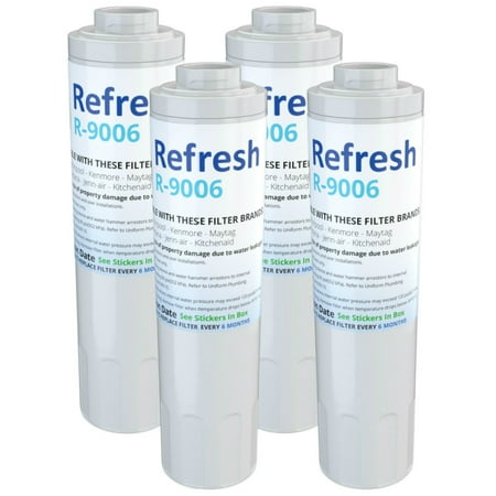 

Replacement For KitchenAid UKF8001AXX-750 Refrigerator Water Filter - by Refresh (4 Pack)