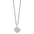 thumbnail image 3 of Finest Gold Stainless Steel Polished with CZ Square 18 in. with 2 in. Extension Necklace, 3 of 5