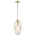 thumbnail image 4 of Palmella 7.5 in. 1-Light Indoor Brass Finish Pendant Light with Light Kit, 4 of 4