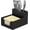 Black, variant on ANHXN Sticky Note Holder, Silicone Memo Holder with Pen or Card Slots, Sticky Note Dispenser