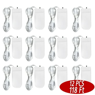Christmas Lights Led Fairy Lights Battery Operated String Lights for Indoor Table Xmas Party Decoration 12 Pcs