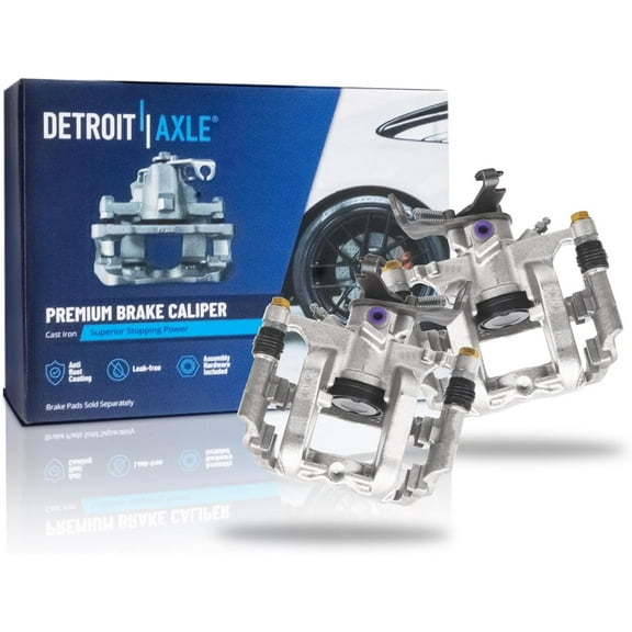 Detroit Axle - Rear Brake Calipers for Buick Cascada Enclave Encore Verano Chevrolet Sonic, Disc Brake Calipers with Bracket Replacement