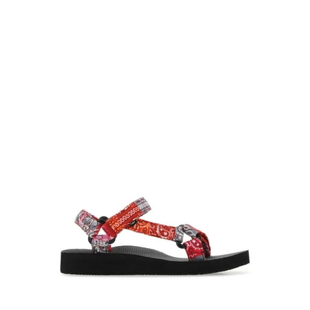 

Printed fabric Trekky sandals