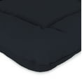 thumbnail image 5 of Jordan Manufacturing 38" x 21" Navy Solid Rectangular Outdoor Wrought Iron Chair Cushion with Ties and Hanger Loop, 5 of 15