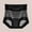 Black, variant on Womens Underwear Plus Size Panties, Women's Seamless Shapewear Brief Panties, Lace Abdomen Mid-rise Waist And Hip Lift Breathable Underwear Briefs M