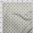 thumbnail image 3 of oneOone Georgette Viscose Brown Fabric Block Fabric For Sewing Printed Craft Fabric By The Yard 42 Inch Wide, 3 of 6