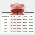 thumbnail image 3 of AHTJRT Boy's Girl's Sherpa Fleece Vest Bear Ears Shape Full Zip Hooded Winter Warm Lightweight Windproof Sleeveless Jacket Gray 3-4 Years, 3 of 5