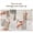 Gray White, variant on Toothbrush Travel Case, 2 in 1 Toothbrush Holder and Rinse Cup, Large Capacity Toothbrush Cup with Cover, Portable Travel Toothbrush Holder for Traveling, Camping, Trip - 1Pcs - Beige&Clear