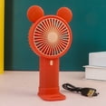 thumbnail image 1 of Xihbxyly Mini Ventilador de Mano, Diseño de Dibujos Animados, Ventilador Portátil de Escritorio, Viento Fuerte, Accesorio de Verano, para Viajes, Desplazamientos y Oficina, 8,5 X 18 Cm, Cable de Carg, 1 of 2