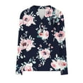 thumbnail image 6 of Qepwscx Womens Shirts Long Sleeve V Neck Tops Casual Basic Tees Dressy 2025 Fall Graphic Tshirts for Women Tunic Tops Floral Print T-Shirt Casual Blouses Dressy Ladies Tops Trendy Clothes S-XXXL, 6 of 6