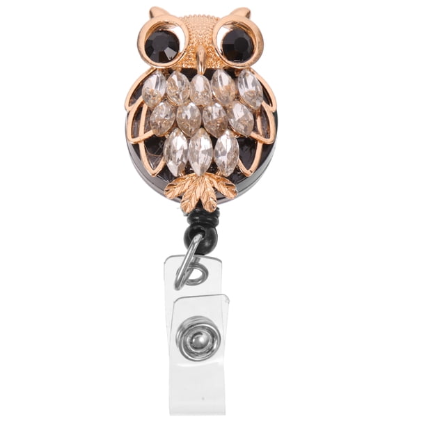 Clip de insignia retráctil Elegante Clip de carrete de carrete decorativo Clip de insignia telescópica Hebilla