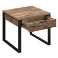 thumbnail image 2 of Acme Furniture Table d'Appoint Aflo, Finition Chêne Vieilli et Noir, 2 of 2