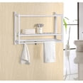 thumbnail image 2 of Gallerie Decor Natural Spa Transitional Bamboo Wall Organizer in White, 2 of 2