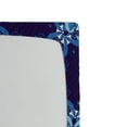 thumbnail image 3 of Ambesonne Dark Blue Fitted Sheet, Vintage Snowflakes, Twin Size, Sky Blue White, 3 of 3