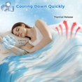 thumbnail image 3 of Blue Ocean Cooling Blanket,Lightweight Breathable Summer Throw Blanket with Double Sided Cold Effect,Coastal Sea Beach Shore Sky Waves Scenery Picnic Blankets Bed Sheet for Hot Sleepers 60"x80", 3 of 8