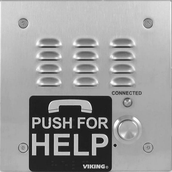 Viking Electronics Stainless Steel VoIP Emergency Phone (e-1600-30-ip)