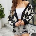 thumbnail image 4 of Puntoco-abrigo para mujer, cárdigan a la moda para mujer, top de Color liso, prendas de vestir, abrigo de traje, abrigo de manga larga, liquidación de Navidad Puntoco Puntoco-2878, 4 of 7