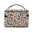 thumbnail image 3 of Handbag Travel Bag Cosmetic Bag 9×6.3×6.7in Multi-Function Bag Large Capacity For Camping Travel Family Travel Leopard_2, 3 of 6