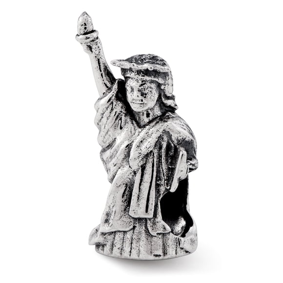 925 Sterling Silver Charm For Bracelet Statue Of Liberty Bead Usa Travel