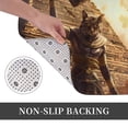 thumbnail image 6 of Yiaed Egyptian Cat Pharaoh Magic Print Flannel Doormat Mat Outdoor Indoor Door Mats,Welcome Matt Outdoor Front Door Mat Doormat Outdoor Mat Outdoor Mat,16"x24", 6 of 7
