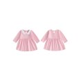 thumbnail image 2 of LMLYSoH Little Girls Fall Dress Long Sleeve Doll Collar Loose Dress Toddler Halloween Costume Cosplay Outfit, 2 of 9