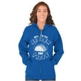 thumbnail image 4 of Will Trade Sister for Taco Funny Food Unisex Fleece Graphic Zip Up Hoodie Brisco Brands 4X, 4 of 5