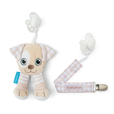 UPC: 0811470030158 | BooginHead Universal Pacifier Holder Stuffed Animal Infant Toddler Boys and Girls Puppy