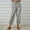 Gray, variant on Tawop Linen Pants Women Pants for Women Linen Pants Pockets Wide Leg Summer Thin Ladies Capris Blue Size S-3XL