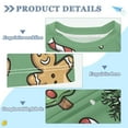 thumbnail image 2 of FORMRS Boys Rash Guard with Short Sleeves UPF 50+ Swim Shirts Sizes 3-12T, Christmas Cookies, 2 of 6