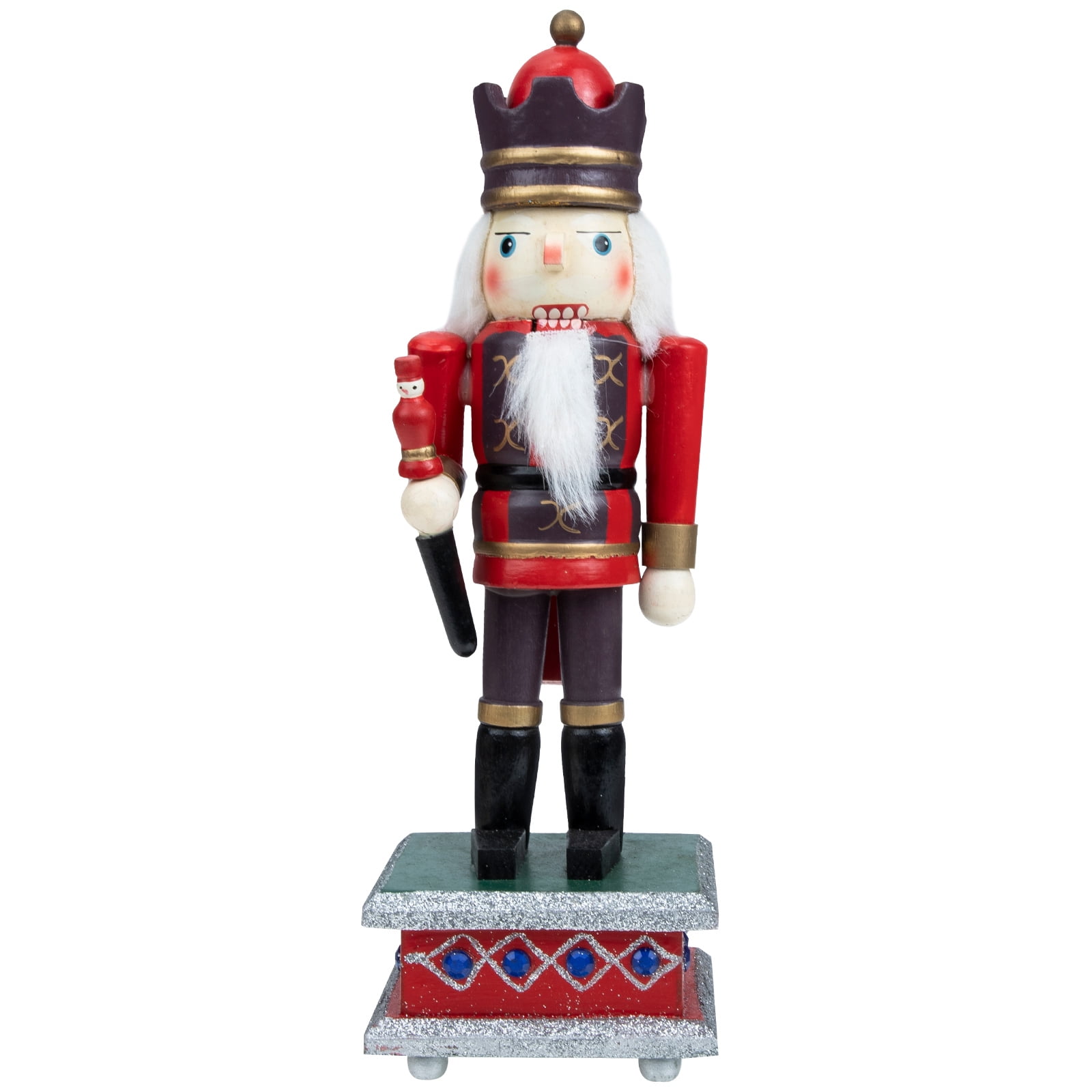 Decorative Nutcracker Model Novelty Wood Nutcracker Figurine Desktop