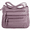 Purple, variant on 10 Pockets Crossbody Purses for Women Medium Pocketbooks Lightweight Ladies Satchel Bag Multi Pocket Shoulder Handbag
