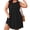 B1-Black, variant on Women's Plus Size Sleeveless Dress with Pockets, Pleated Chest Summer Sundress, Light Blue 3X Soft Breathable Tank Dress for Beach & Vacation