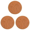 thumbnail image 1 of 3PCS Brown Sugar Saver and Softener Disc - Terracotta Brown Sugar Keeper for Food Storage Containers | Reusable Moisture Control Disc Natural Sugar Softener Alternative Keep Brown Sugar Fresh, 1 of 5